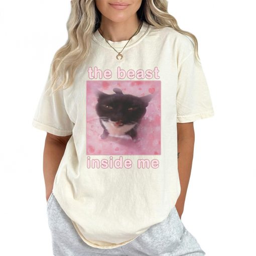 The Beast Inside: Cat Chaos Tee - Image 2