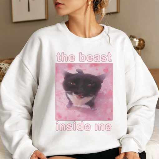 The Beast Inside: Cat Chaos Tee - Image 4