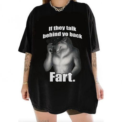 Sneaky Wolf Fart tee - Image 3