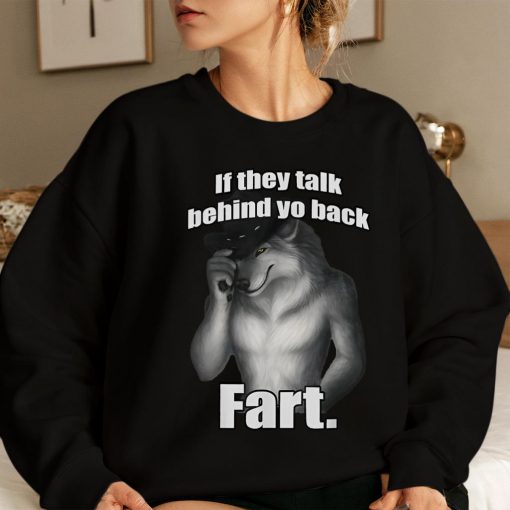 Sneaky Wolf Fart tee - Image 4