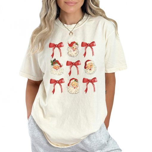 Vintage Santa & Bows - Image 2