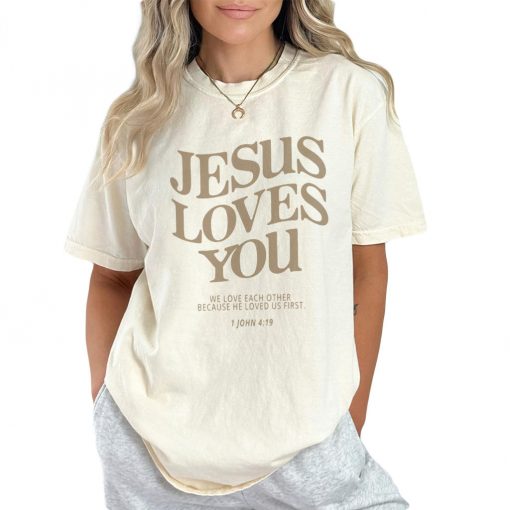 Jesus Loves You (Minimal Edition) T-shirt - Image 2