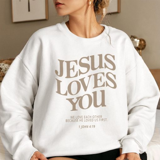 Jesus Loves You (Minimal Edition) T-shirt - Image 4