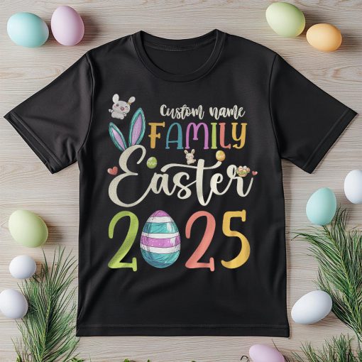 Custom Easter Family 2025 Shirt - Image 2