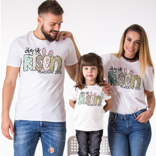 He is Risen Matthew 28:6 shirt - Image 3