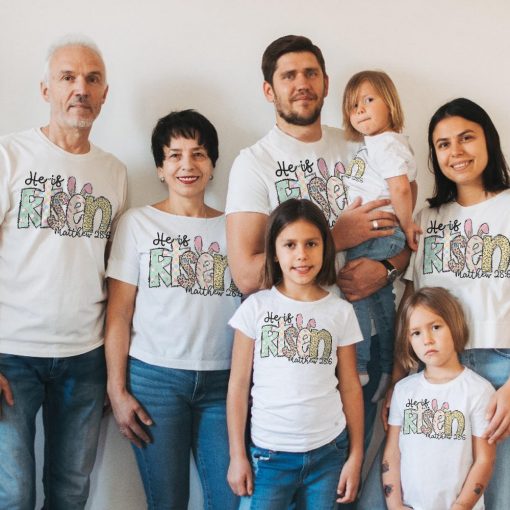 He is Risen Matthew 28:6 shirt - Image 4