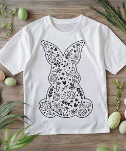 patterned bunny tee