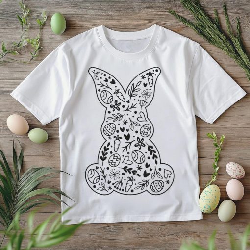 patterned bunny tee
