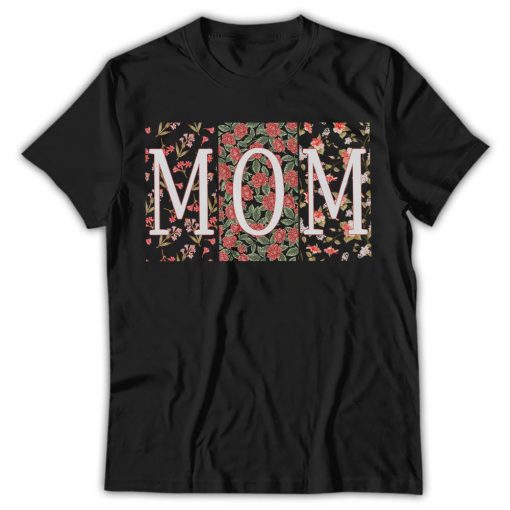 Floral Mom Shirt, Boho Floral Mon Shirt, Gift for Mom, Mother, Boho Mum Shirt Design, Mothers Day - Image 4