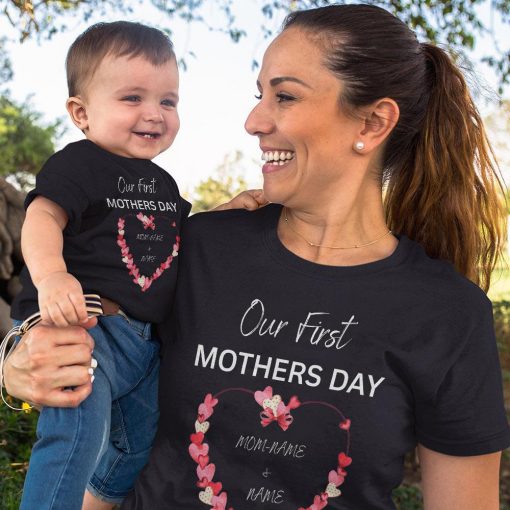 Personalised Our First Mother's Day T-shirt - Image 2