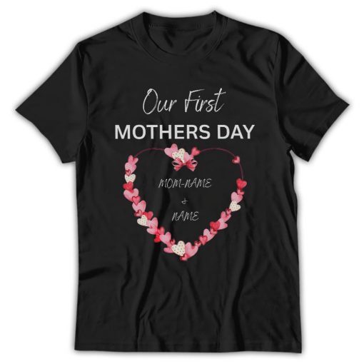 Personalised Our First Mother's Day T-shirt - Image 4