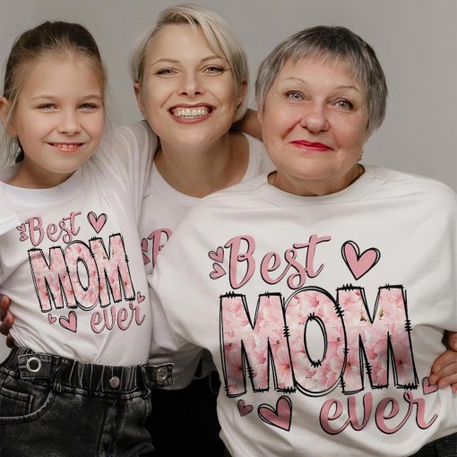 Best Mom Ever Shirt, New Mom Shirt, Cute Mom T-Shirt, Mother's Day Shirt - Image 5