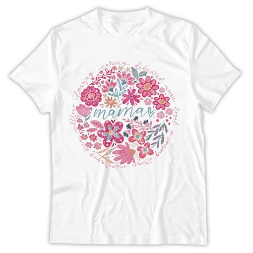 Boho Floral Mama Shirt, Mother Day