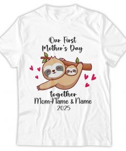 First Mother's Day Shirt, Mom Baby Tee
