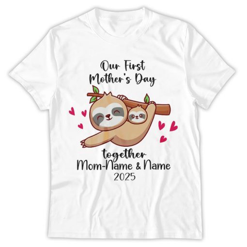 First Mother's Day Shirt, Mom Baby Tee