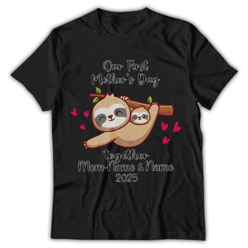 First Mother's Day Shirt, Mom Baby Tee - Image 4