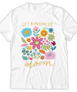 Let Kindness Bloom T-Shirt, Be Cool Be Kind Retro Flower Shirt