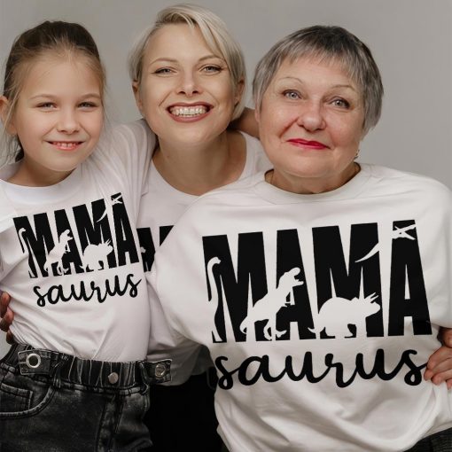 Mama Saurus Shirt, Mama Dinosaur, Mom Life Shirt, Mother's Day Shirt, Funny Mother's Day Gift, Mother Birthday Gift, Gift For Mom - Image 5