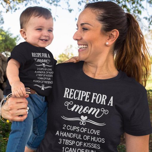 Mom Cutting Shirt, Recipe For A Special Mom, Mother's Day - Image 2