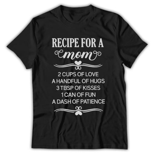 Mom Cutting Shirt, Recipe For A Special Mom, Mother's Day - Image 4