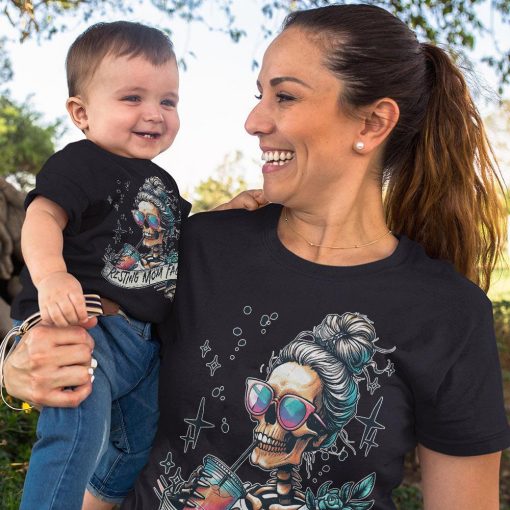 Mother Day, Popular Sassy Mom Shirt, Funny Skeleton Mom Humor - Image 2