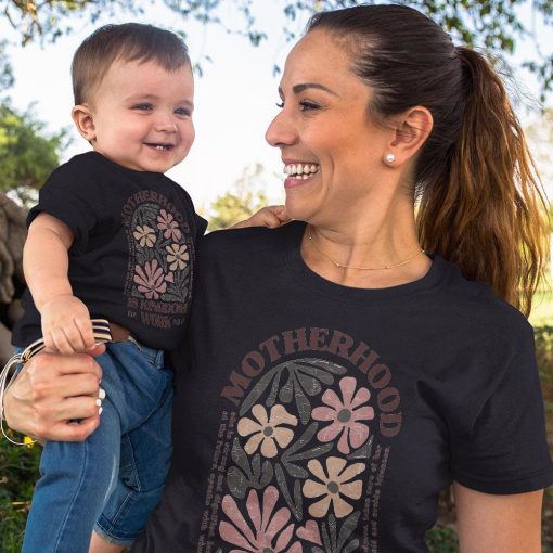 Motherhood Is Kingdom Work Shirt, Mother's Day Shirt white - Image 2