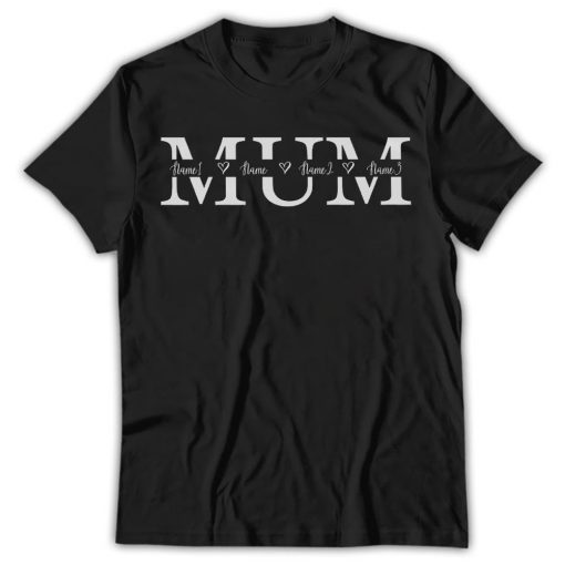 Mum With Kids Custom Names Shirt, Mother's Day Shirt, Mother's Day Gift - Image 4