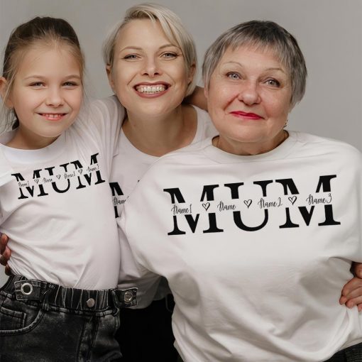 Mum With Kids Custom Names Shirt, Mother's Day Shirt, Mother's Day Gift - Image 5