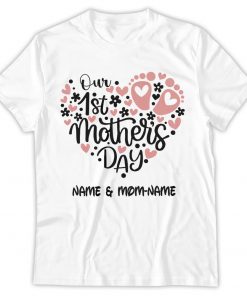 Personalised First Mothers Day T-shirt