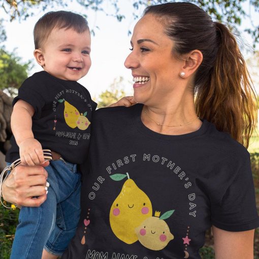 Personalised Matching Our First Mother's Day T-shirt - Image 2