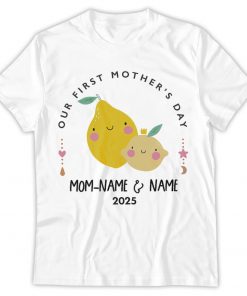 Personalised Matching Our First Mother's Day T-shirt