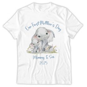 Personalized My Our 1st First Happy Mother's Day Baby Grow Sleepsuit