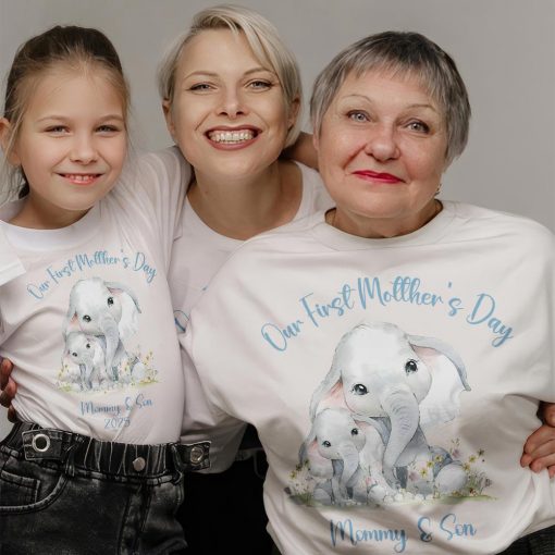 Personalized My Our 1st First Happy Mother's Day Baby Grow Sleepsuit - Image 5