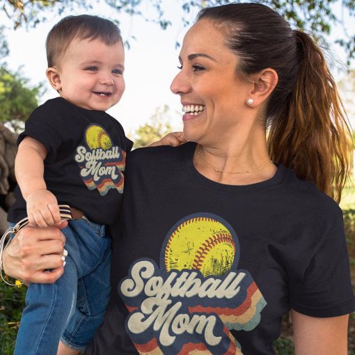 Softball Mom Shirt, Softball Mom Leopard Shirt - Image 2