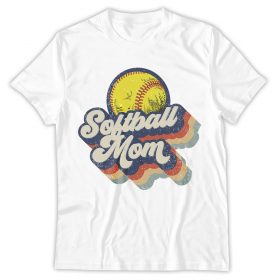 Softball Mom Shirt, Softball Mom Leopard Shirt