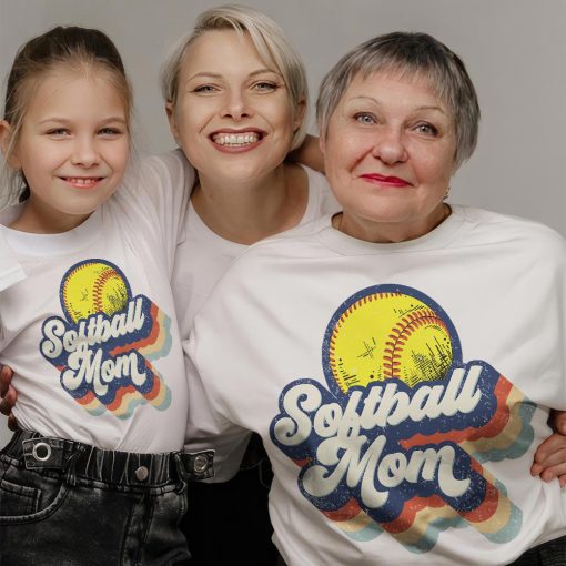 Softball Mom Shirt, Softball Mom Leopard Shirt - Image 5