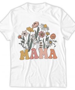 Vintage Mama Mommy Mom Bruh Life T Shirts Mother's Day Tops Tee Gifts