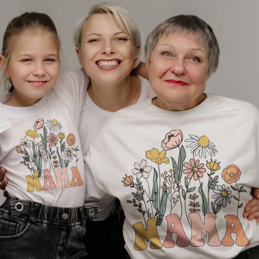 Vintage Mama Mommy Mom Bruh Life T Shirts Mother's Day Tops Tee Gifts - Image 5