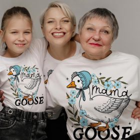 Vintage Mama Shirt,Mama goose Shirt,Mothers Day Shirt