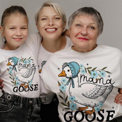 Vintage Mama Shirt,Mama goose Shirt,Mothers Day Shirt