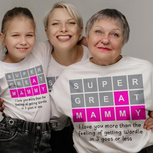 Wordle Mother's Day Shirt, Irish Mother's Day Shirt, Shirt For Mam, Funny Wordle Birthday Shirt - Image 5